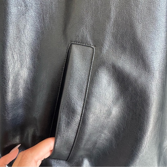 Motel Rocks | Cavita Jacket In PU Black New with Tags ~ XS - Picture 7 of 8